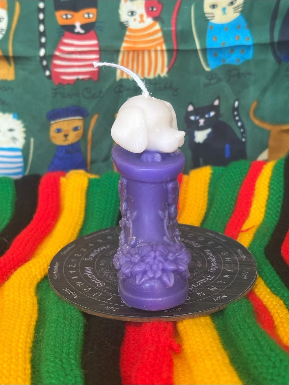 Puppy in a Boot Candle